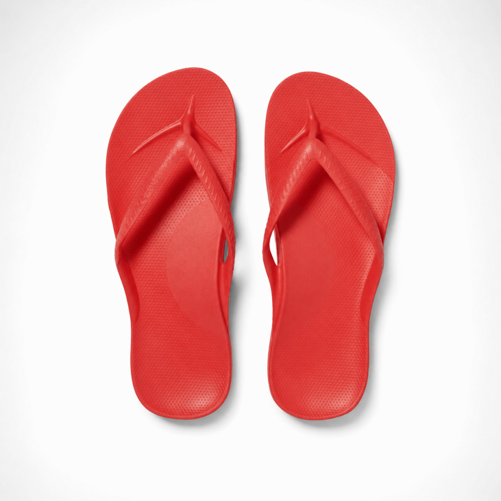 Archies_Arch-Support-Flip-Flops-Coral_Serape-Bleu